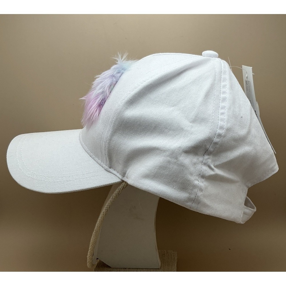 Capelli New York, One of a Kind Unicorn Baseball Hat, Faux Fur Mane NWT RARE - Picture 4 of 9